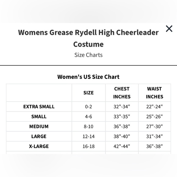 ❗️S O L D ❗️Rydell High Cheerleader Sandy Costume Outfit Women’s M (8-10) - Picture 8 of 9